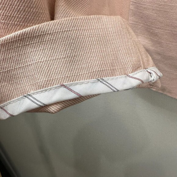 Evereve Pink Lenox Blazer Cotton Double Breasted Versatile Size XL Work Office - Picture 5 of 13